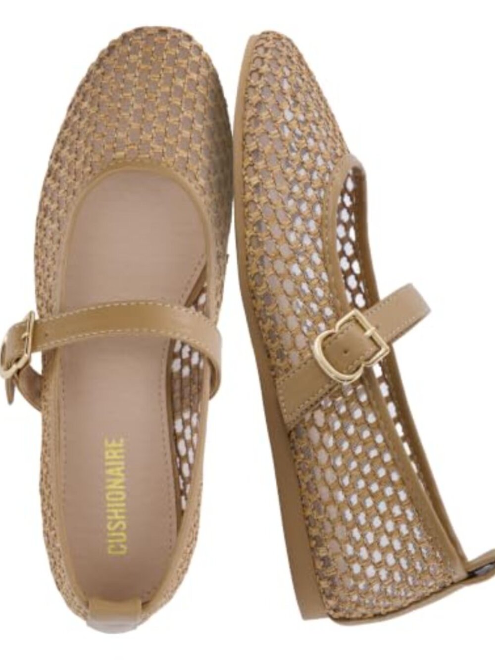 Mesh Mary Jane Flats - Breathable Ballet Flats for Women Comfort
